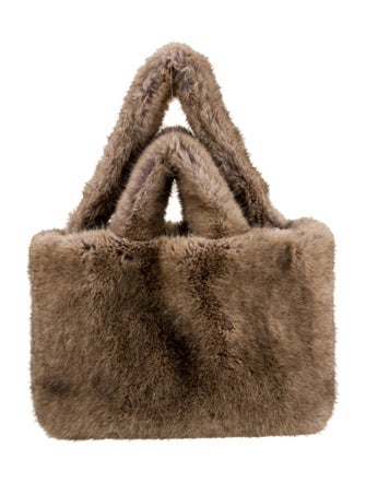STAND STUDIO Fur Bucket Bag