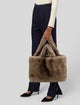 STAND STUDIO Fur Bucket Bag