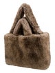 STAND STUDIO Fur Bucket Bag