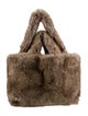 STAND STUDIO Fur Bucket Bag