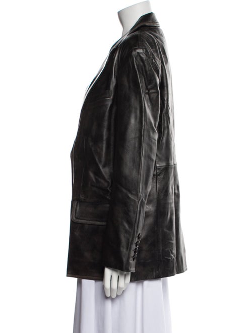 STAND STUDIO Leather Blazer