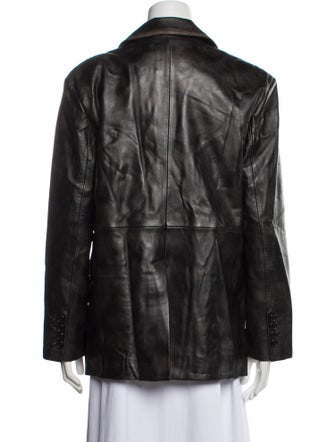 STAND STUDIO Leather Blazer