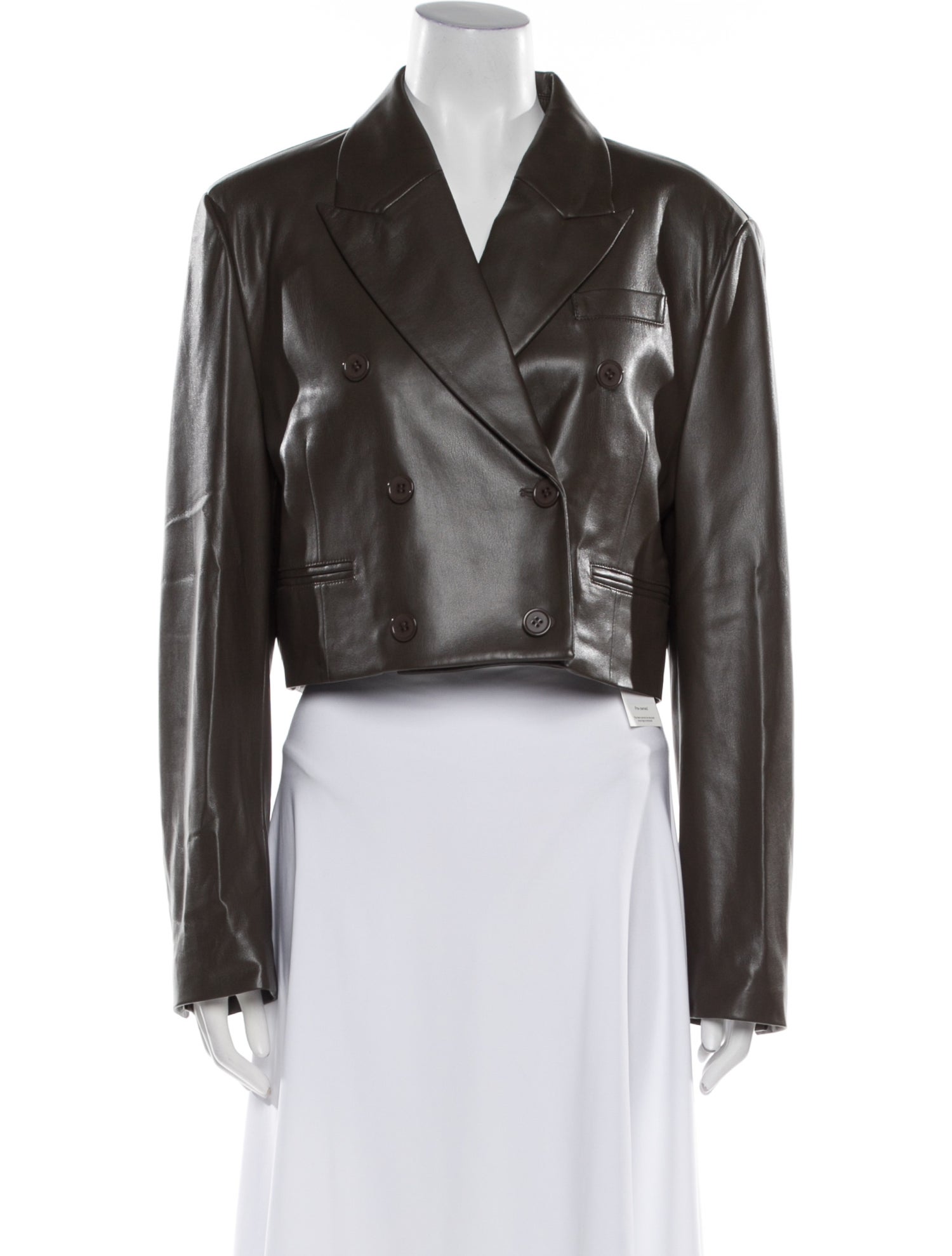 STAND STUDIO Faux Leather Biker Jacket