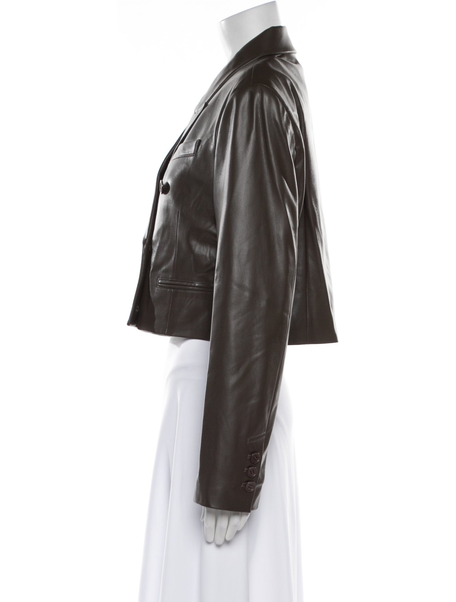 STAND STUDIO Faux Leather Biker Jacket