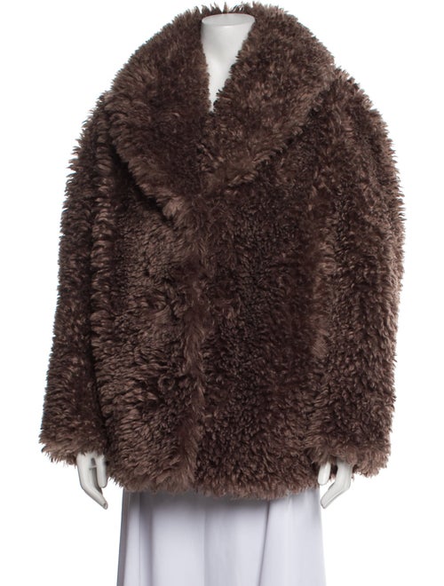 STAND STUDIO Faux Shearling Faux Fur Jacket