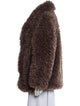 STAND STUDIO Faux Shearling Faux Fur Jacket