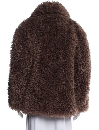 STAND STUDIO Faux Shearling Faux Fur Jacket