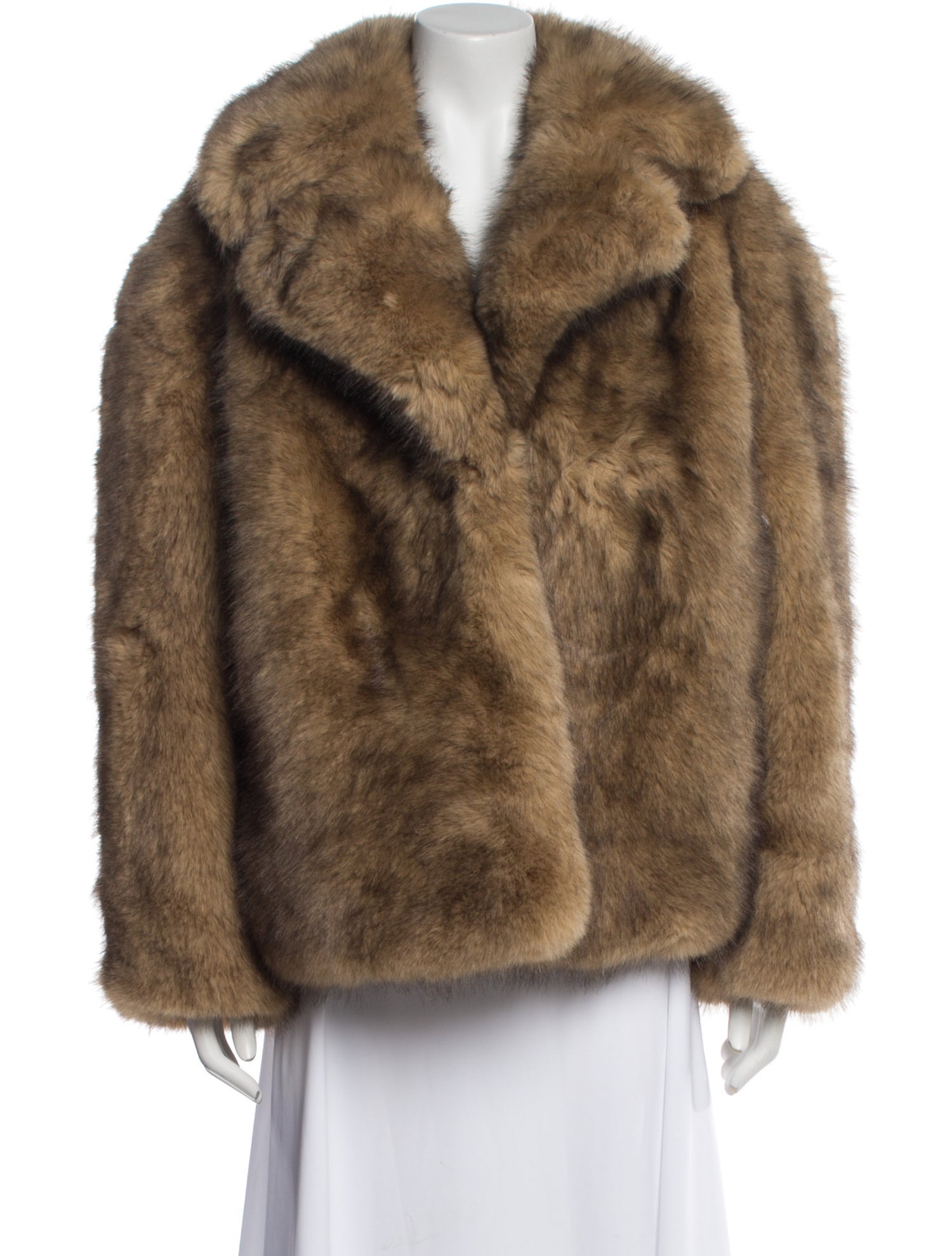 STAND STUDIO Faux Fur Faux Fur Jacket