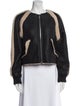 STAND STUDIO Faux Leather Colorblock Pattern Jacket