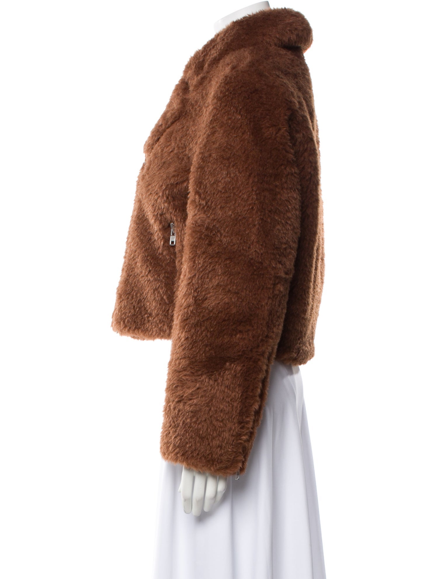 STAND STUDIO Faux Fur Faux Fur Jacket