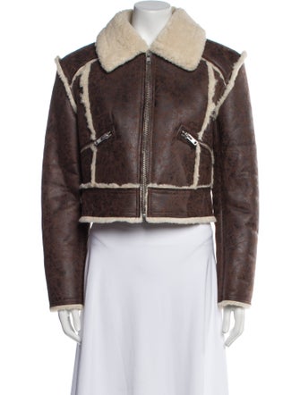 STAND STUDIO Faux Leather Biker Jacket