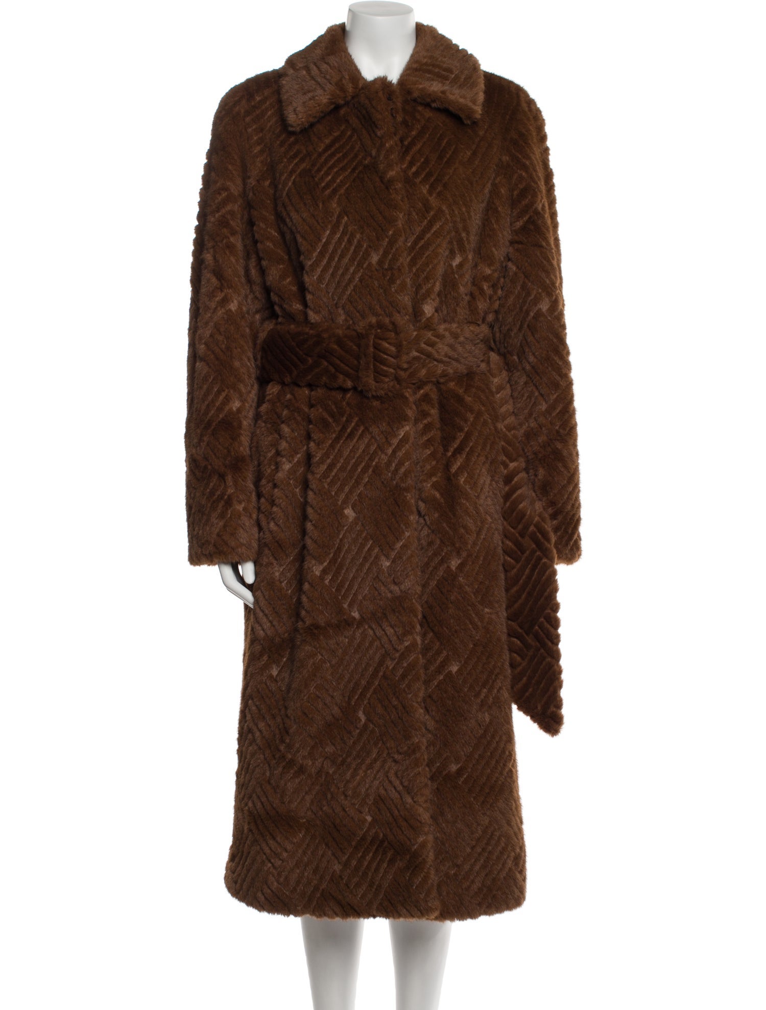 STAND STUDIO Faux Fur Faux Fur Coat