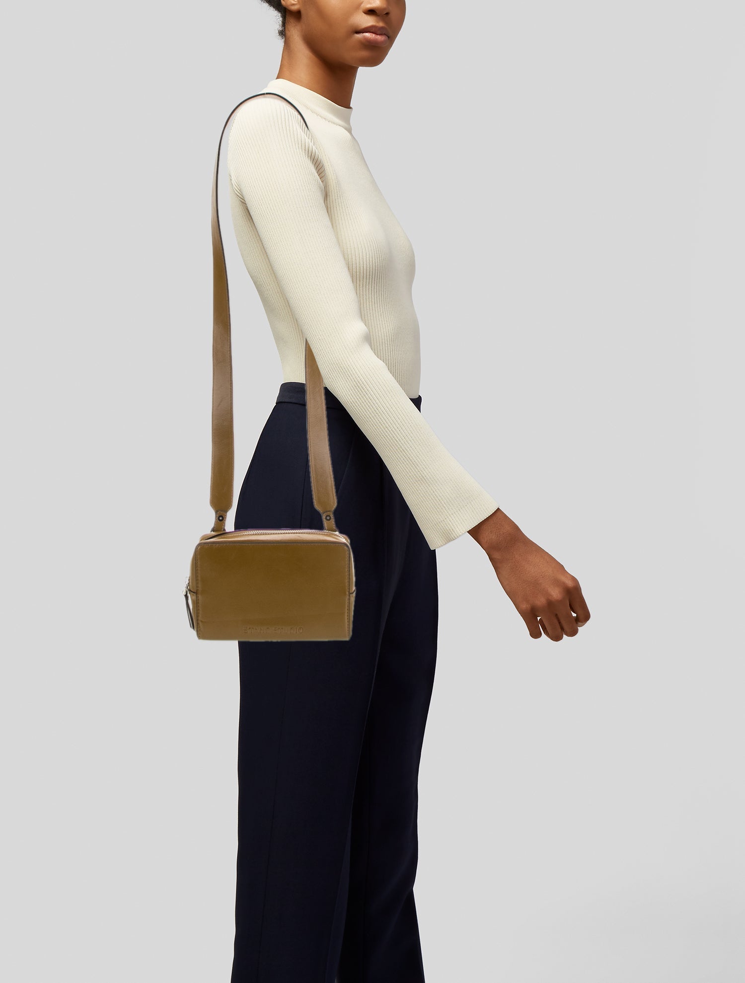 STAND STUDIO Leather Belt Bag