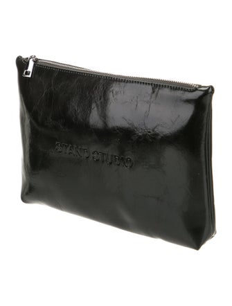 STAND STUDIO Leather Clutch