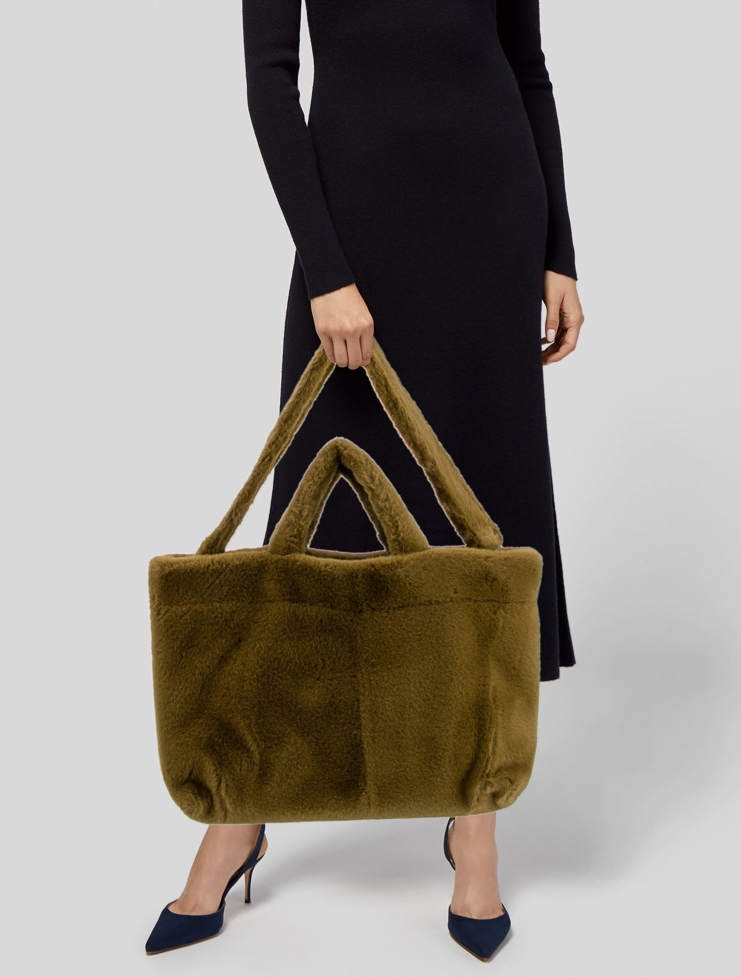 STAND STUDIO Fur Backpack