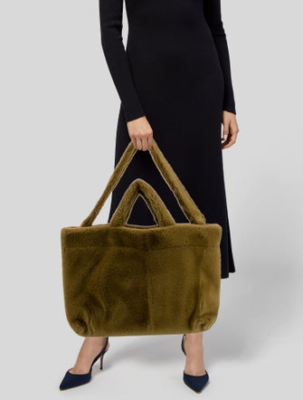 STAND STUDIO Fur Backpack