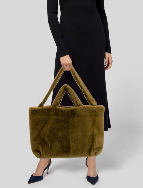 STAND STUDIO Fur Backpack