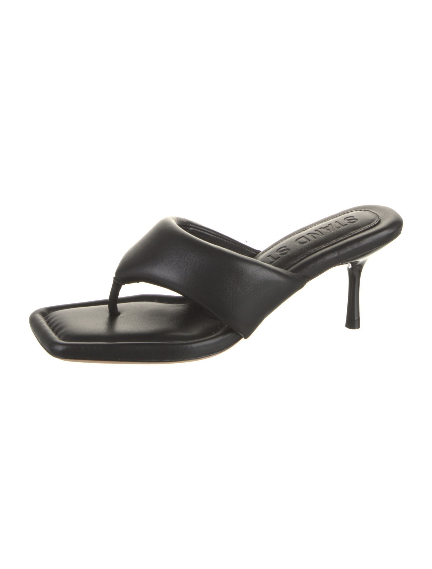 STAND STUDIO Leather Slides