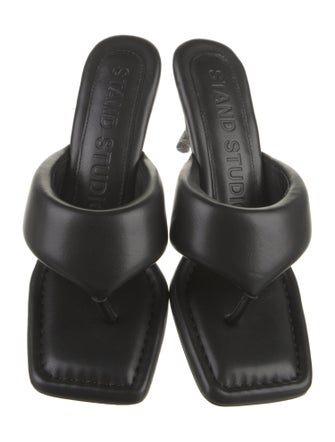 STAND STUDIO Leather Slides