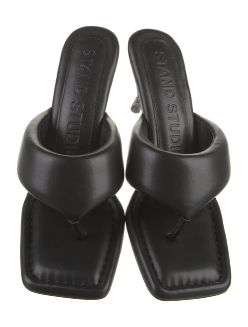 STAND STUDIO Leather Slides
