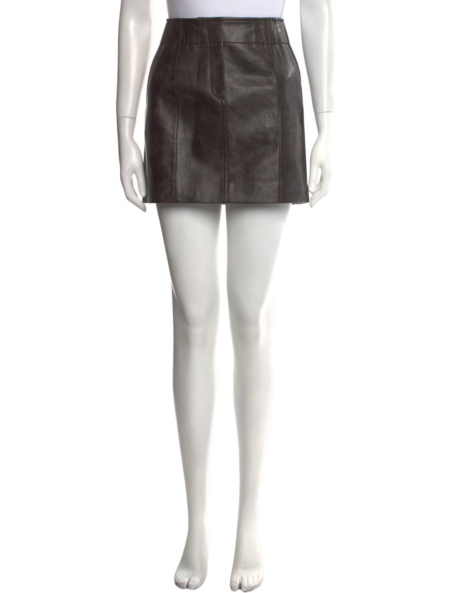 STAND STUDIO Faux Leather Mini Skirt