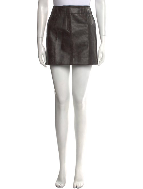 STAND STUDIO Faux Leather Mini Skirt