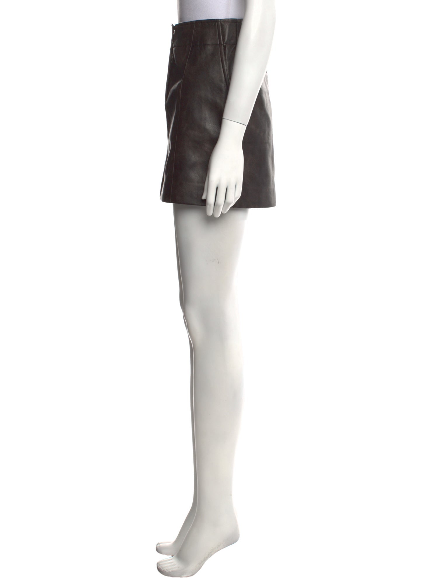 STAND STUDIO Faux Leather Mini Skirt