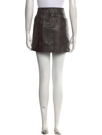 STAND STUDIO Faux Leather Mini Skirt