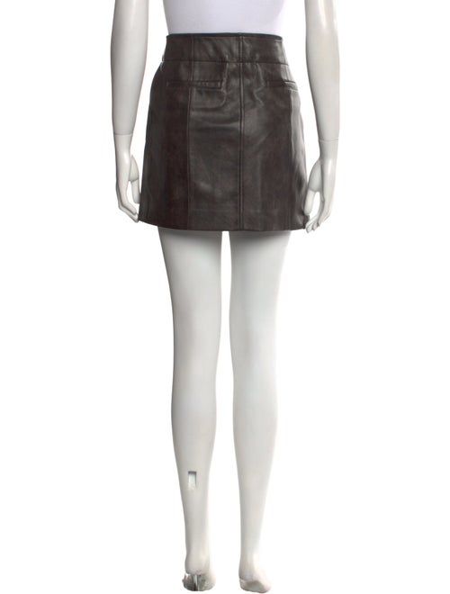 STAND STUDIO Faux Leather Mini Skirt
