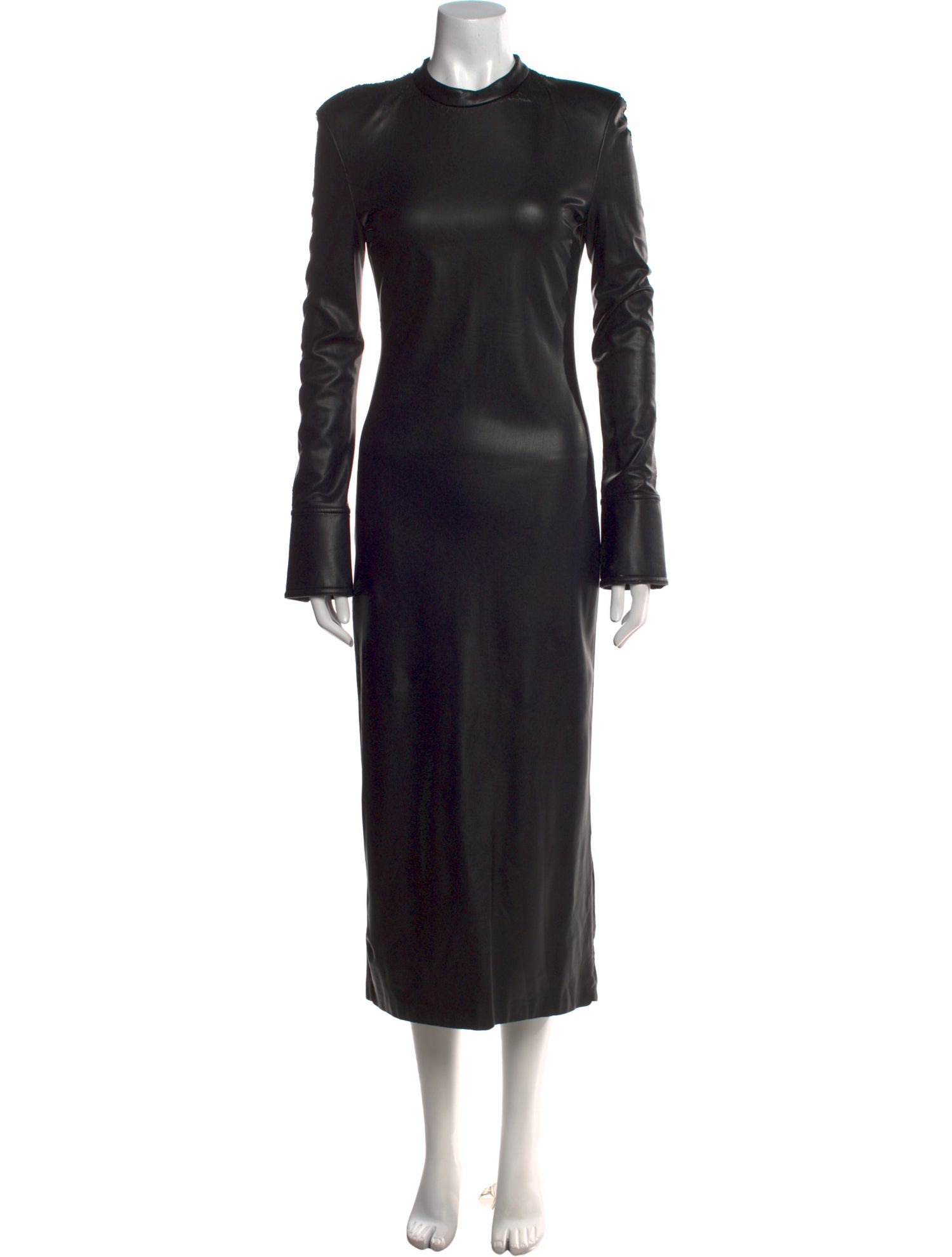 STAND STUDIO Mock Neck Long Dress