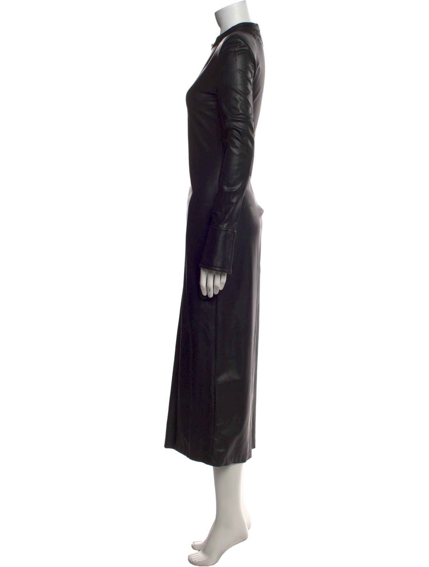 STAND STUDIO Mock Neck Long Dress