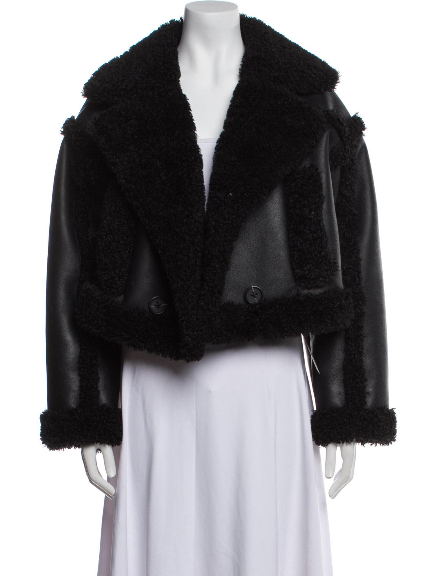 STAND STUDIO Faux Fur Jacket
