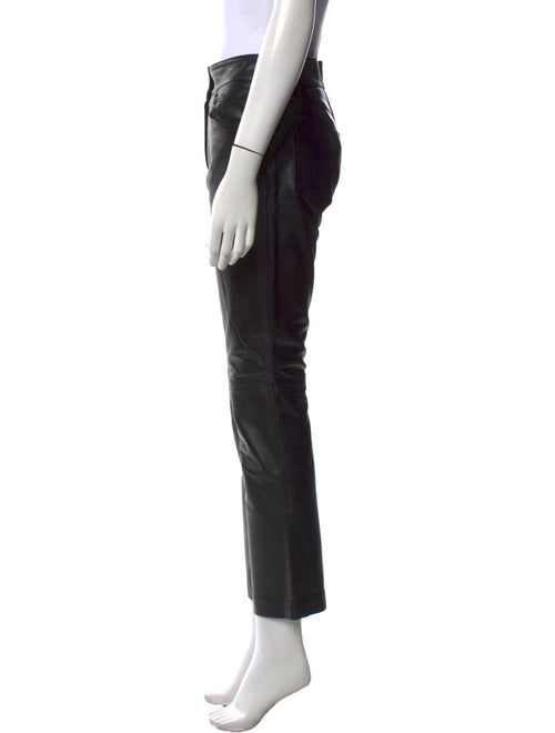 STAND STUDIO Lamb Leather Straight Leg Pants