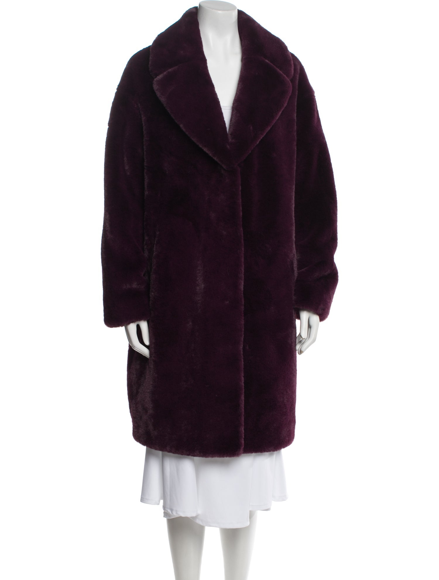STAND STUDIO Faux Fur Faux Fur Coat