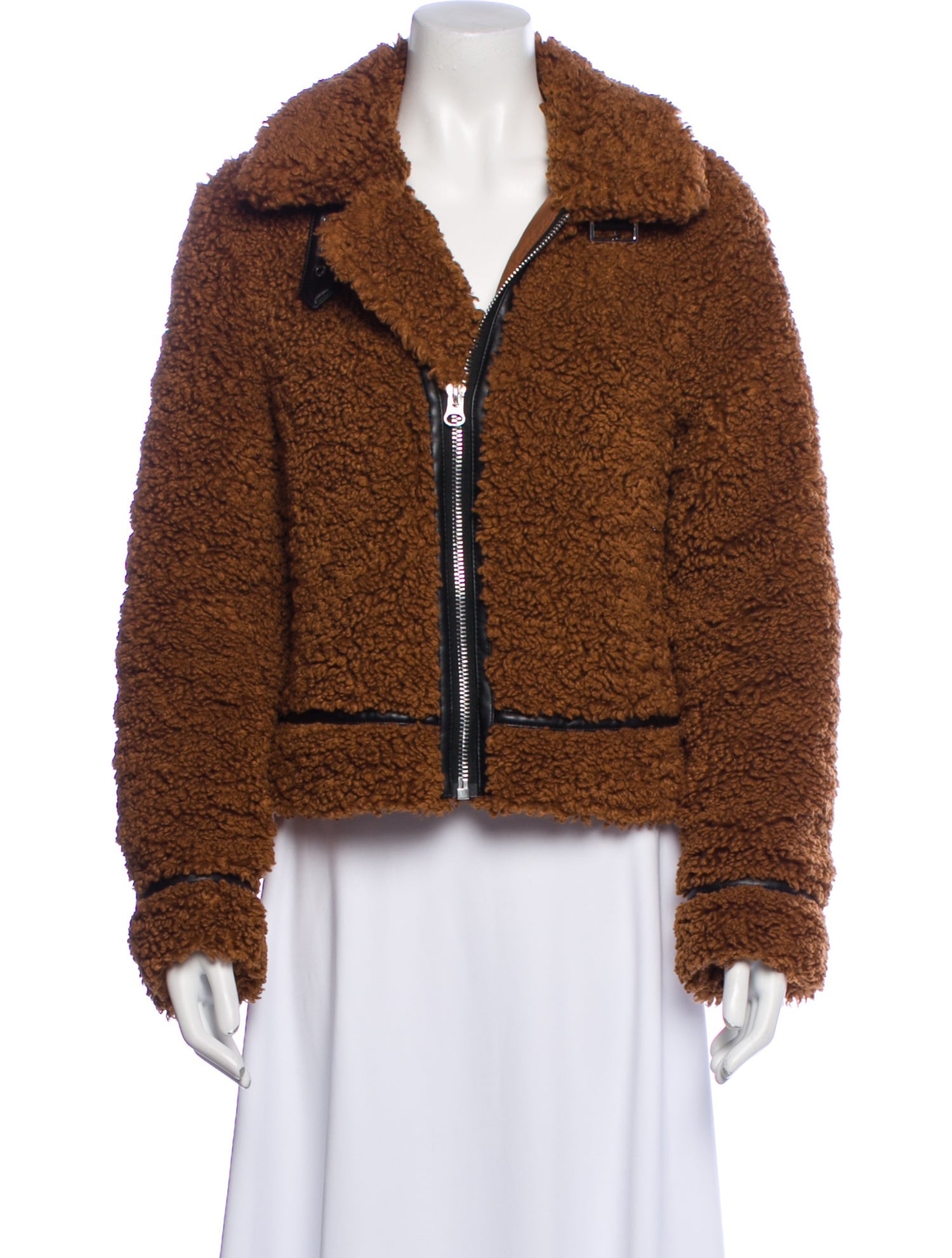 STAND STUDIO Faux Fur Jacket