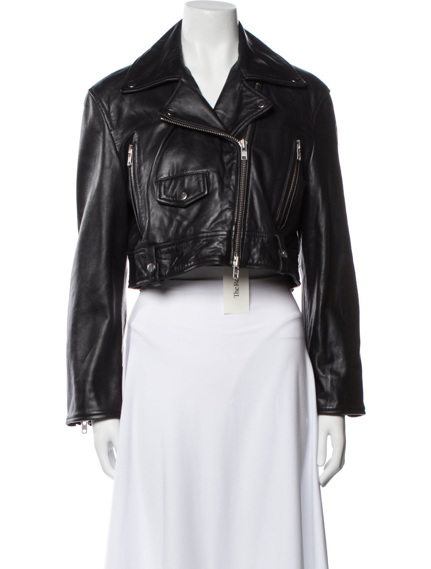 STAND STUDIO Lamb Leather Biker Jacket