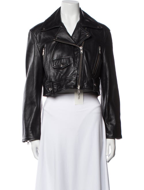 STAND STUDIO Lamb Leather Biker Jacket