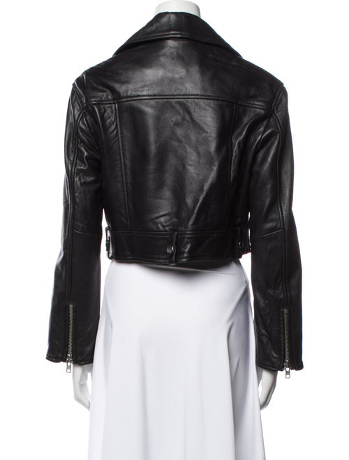 STAND STUDIO Lamb Leather Biker Jacket