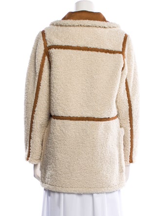 STAND STUDIO Colorblock Pattern Coat