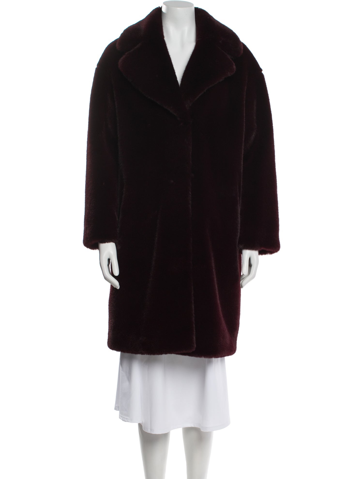 STAND STUDIO Faux Fur Coat