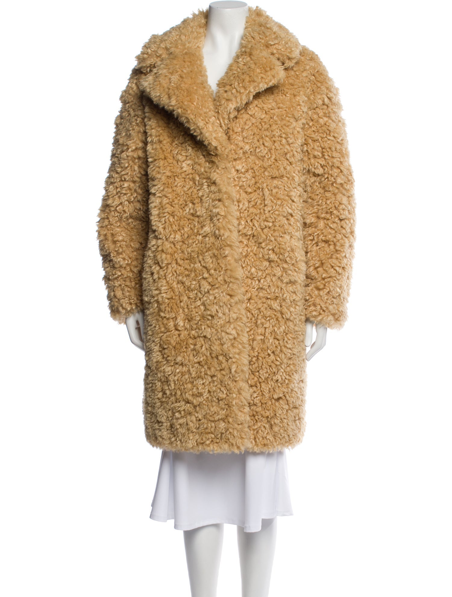 STAND STUDIO Faux Fur Coat