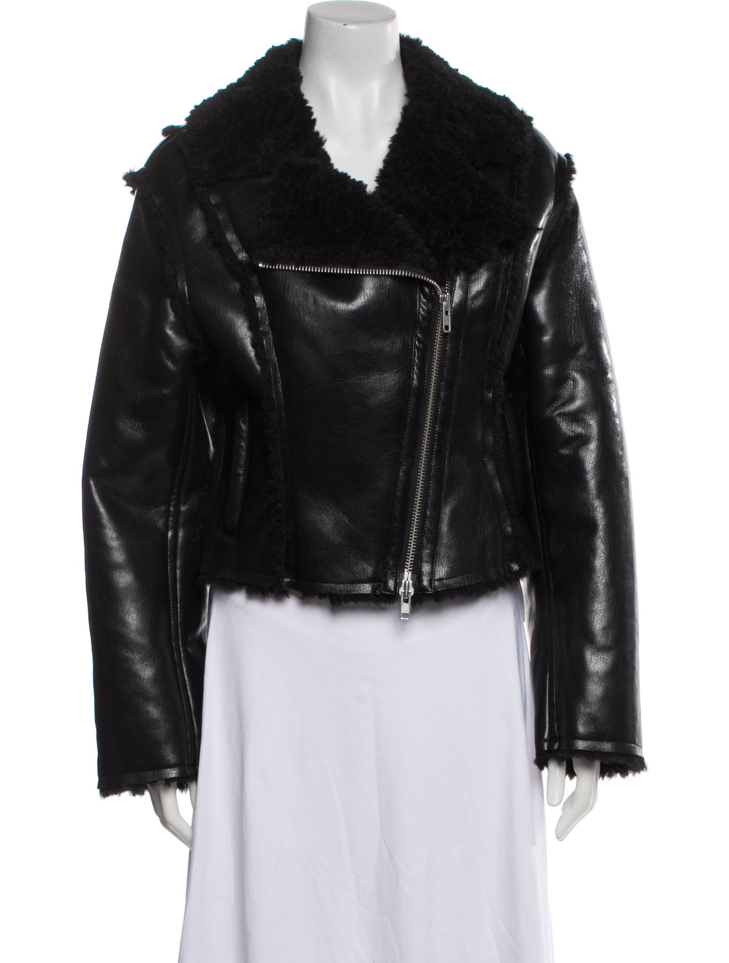 STAND STUDIO Faux Leather Biker Jacket w/ Tags