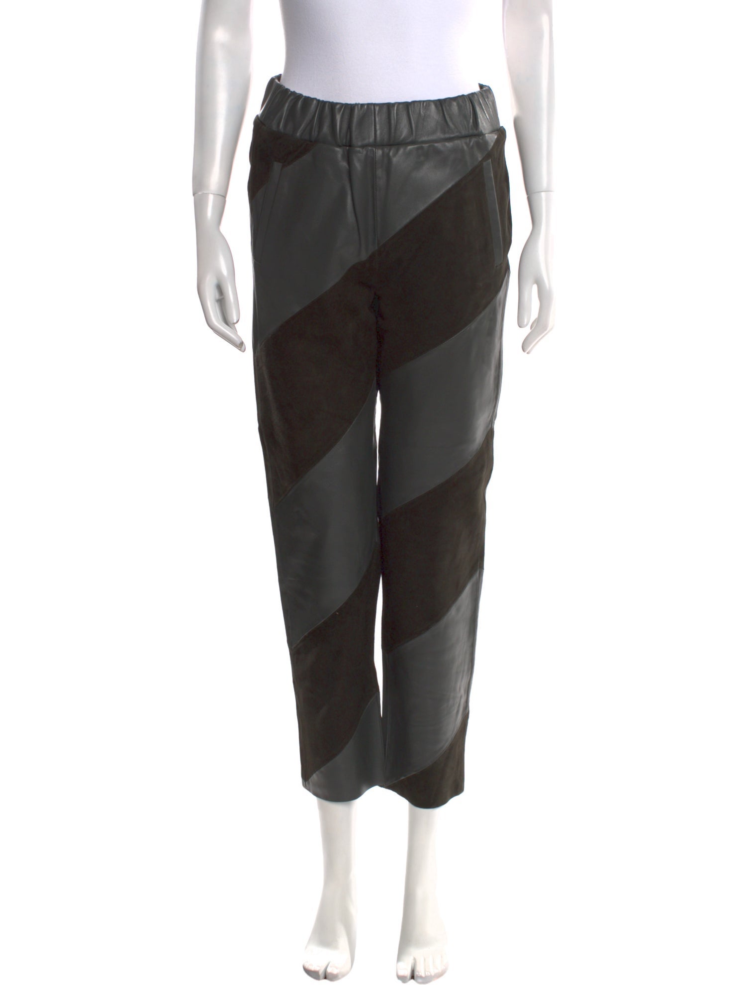 STAND STUDIO Leather Straight Leg Pants