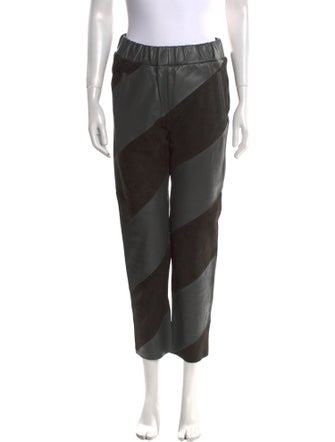 STAND STUDIO Leather Straight Leg Pants