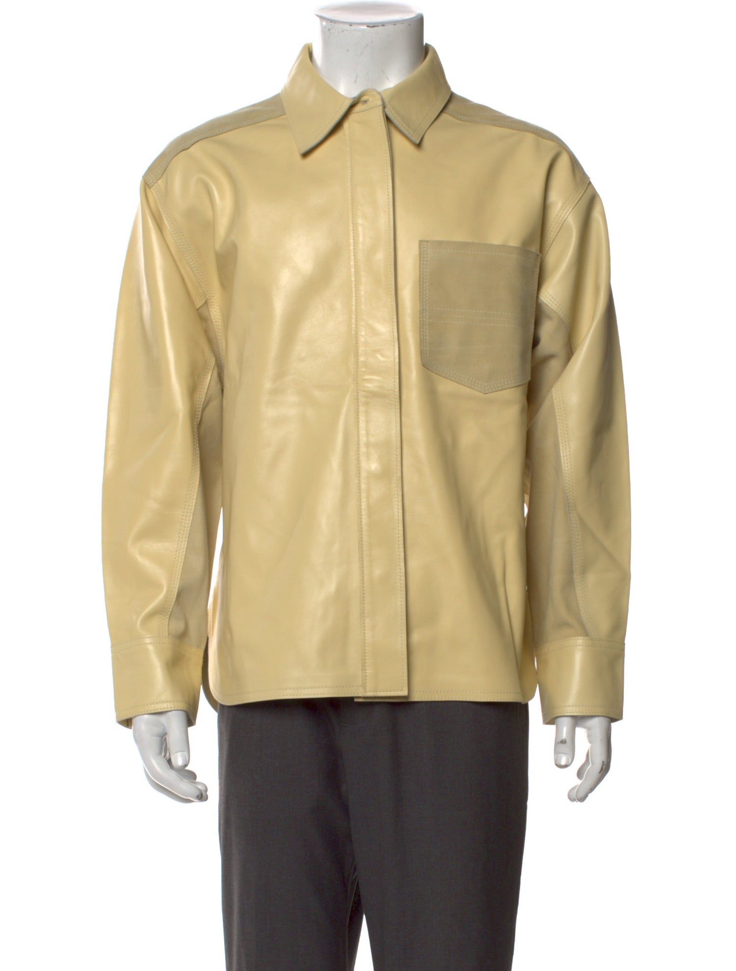 STAND STUDIO Suede Long Sleeve Shirt