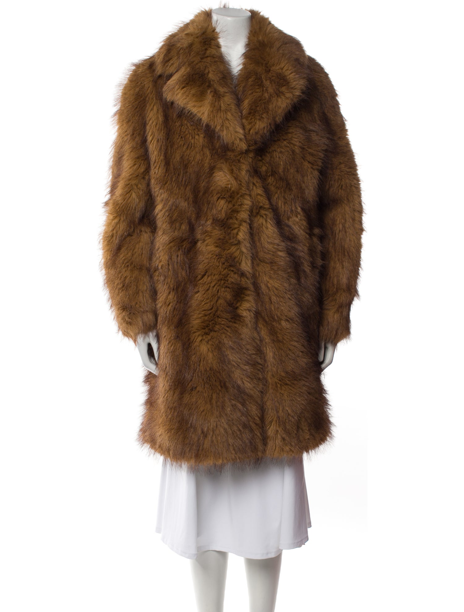 STAND STUDIO Faux Fur Faux Fur Coat w/ Tags
