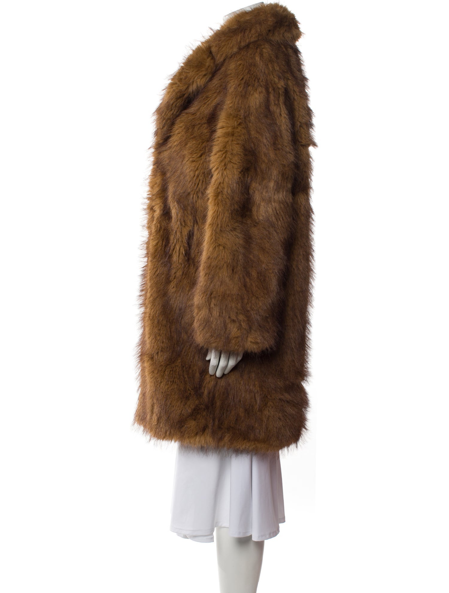 STAND STUDIO Faux Fur Faux Fur Coat w/ Tags