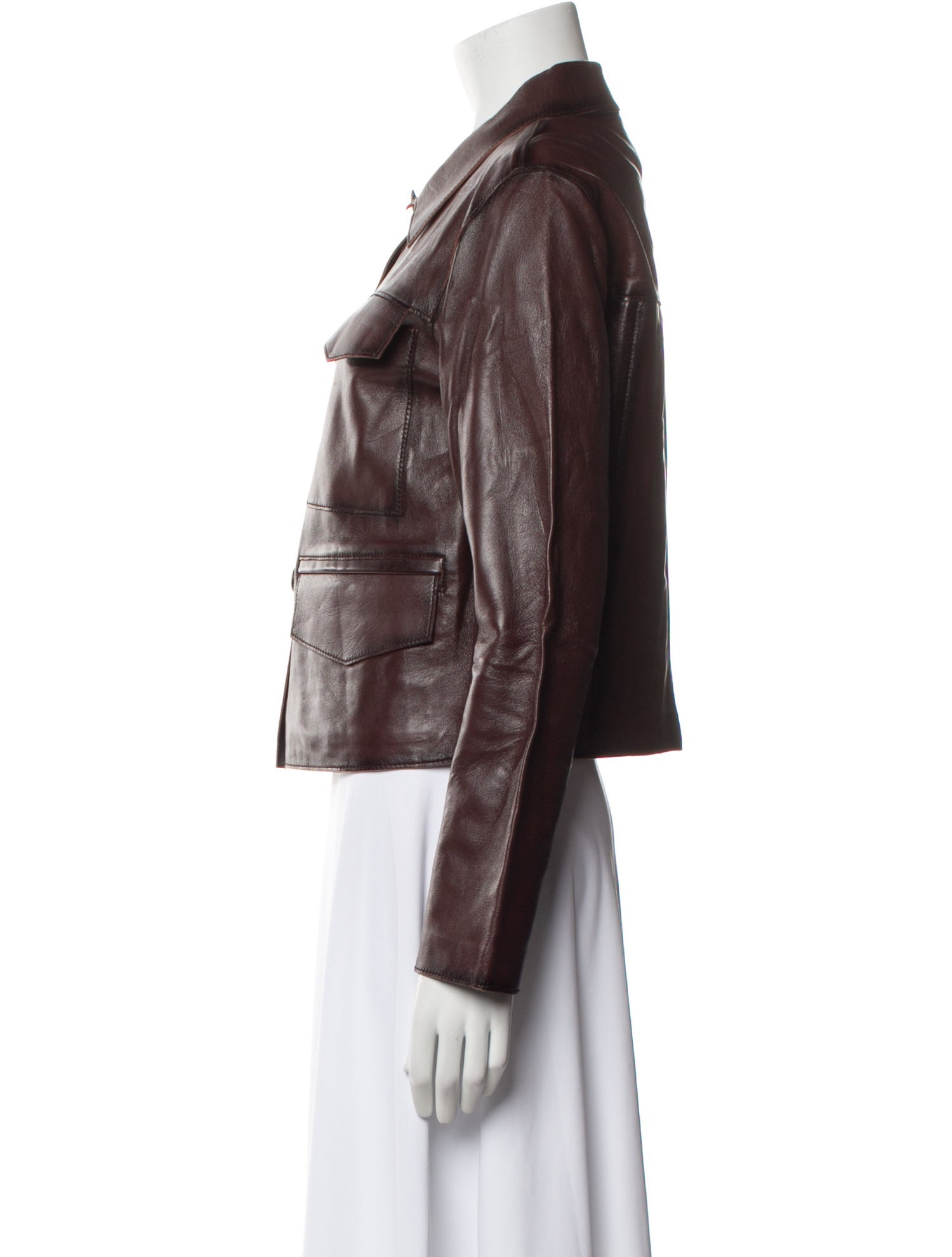 STAND STUDIO Lamb Leather Biker Jacket w/ Tags