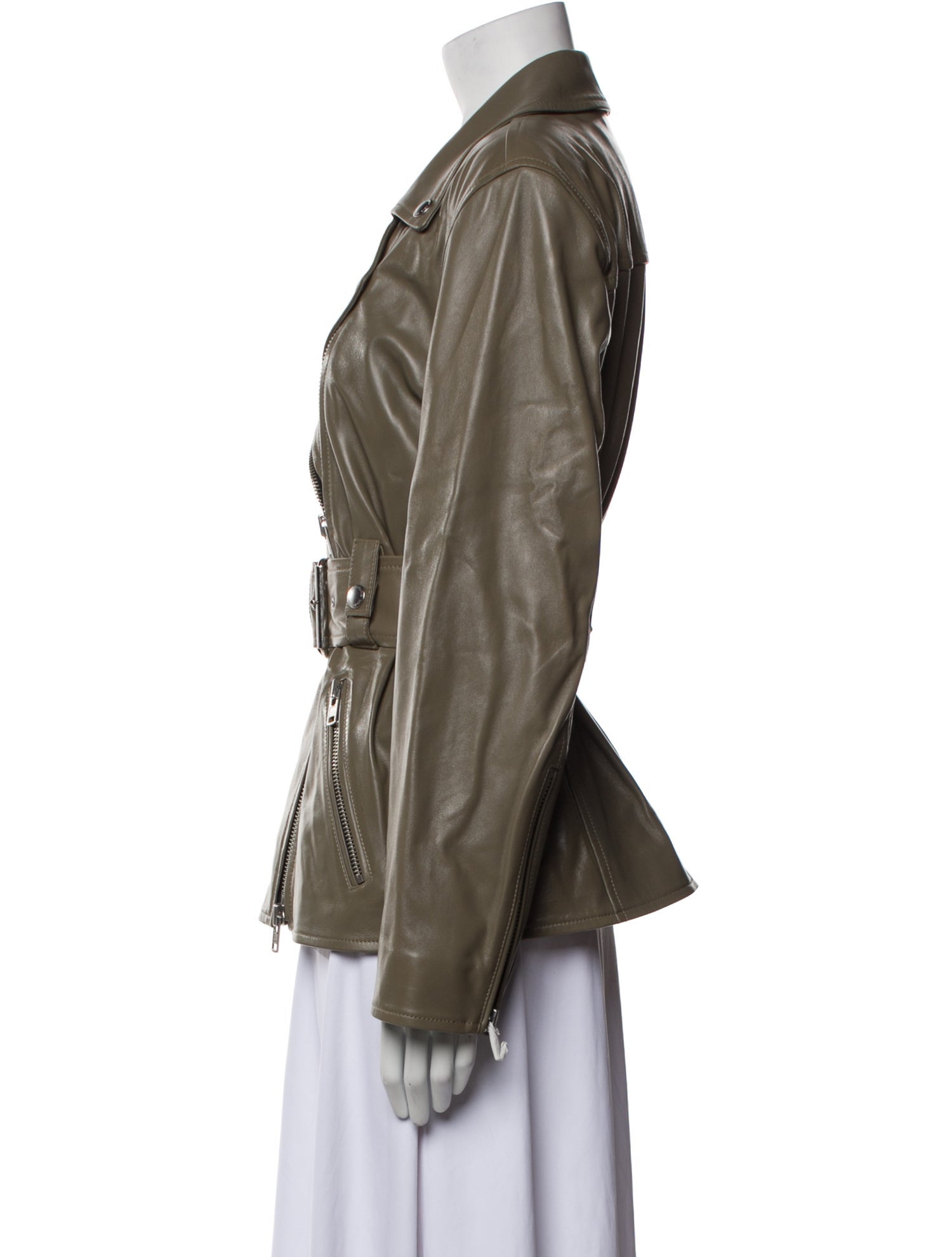 STAND STUDIO Lamb Leather Biker Jacket w/ Tags