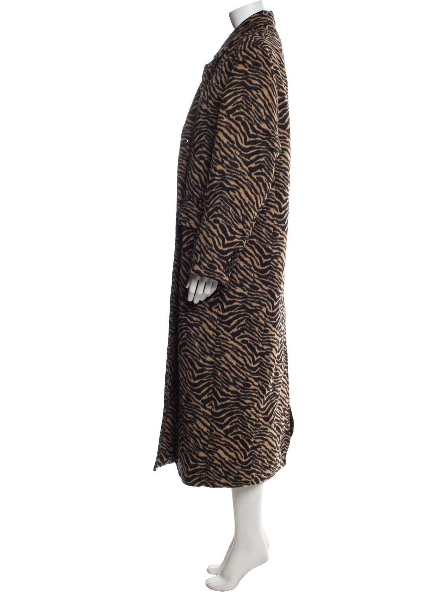 STAND STUDIO Animal Print Trench Coat w/ Tags